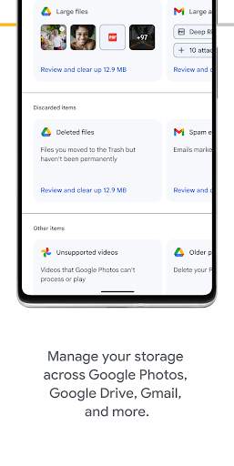 Google One screenshot 2