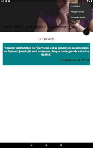 Meilleur verset biblique - Quo screenshot 15