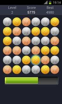 coins match game screenshot 2