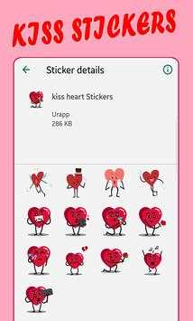 Kiss Sticker for WhatsApp screenshot 1
