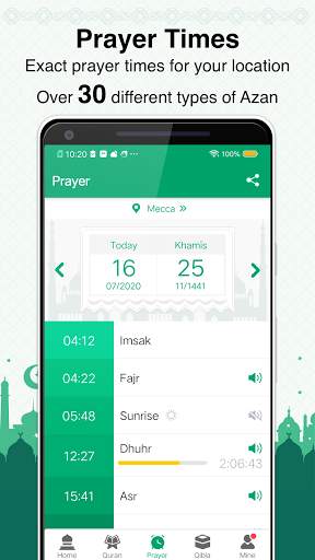 Muslim Muna:Prayer Times,Quran скриншот 3