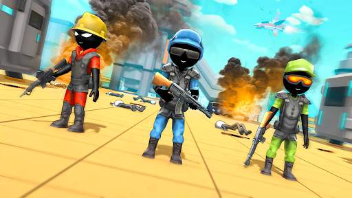 Stickman Gun Shooter 3D screenshot 2