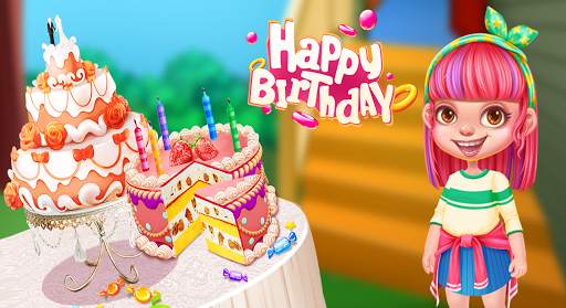Birthday Cake Make - Unicorn Cake Food Fever screenshot 4
