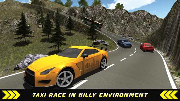 Taxi Driver Hill Climb sim 3D screenshot 8