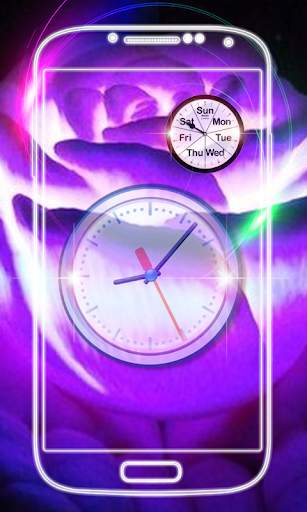 Rose Clock Live Wallpaper screenshot 8