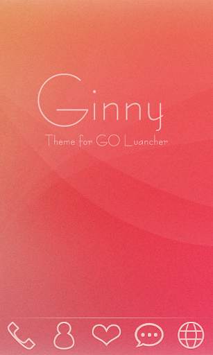 Ginny GO Launcher Theme screenshot 1