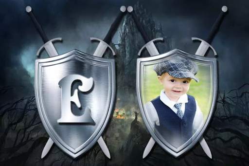 Shield Text Photo Frames screenshot 5