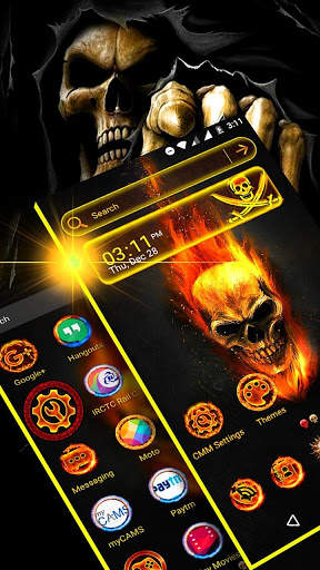 Skull Launcher Theme screenshot 1