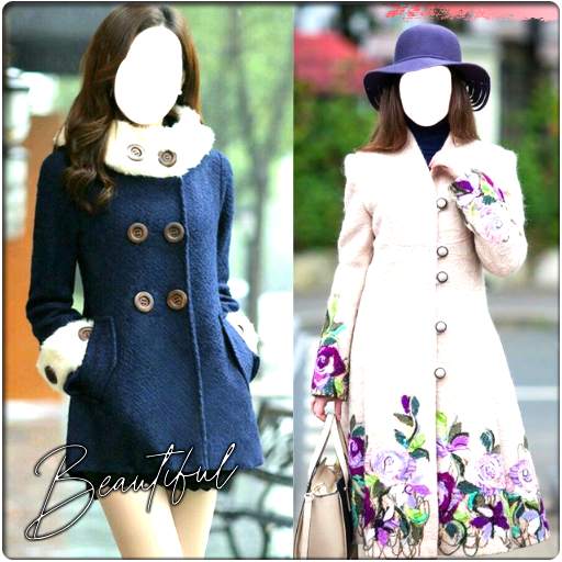 Women Stylish Coat Photo Suit 1.0