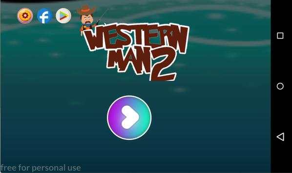 Western-Man 2 : Super Jabber Jungle Castle Run screenshot 2