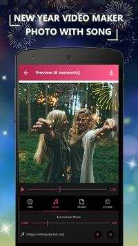 New Year Video Maker Photos With Song screenshot 2