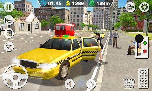 Taxi Simulator 3D - Crazy Taxi Driver Game screenshot 1