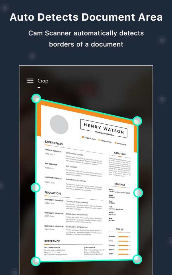 Cam Scanner - Free Document Scanner to PDF скриншот 1