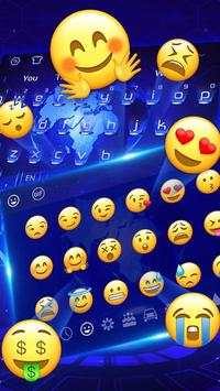 Clavier Hologramme Bleu screenshot 3