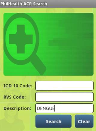 PhilHealth ACR Search screenshot 1