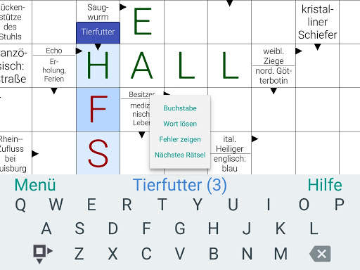 Kreuzworträtsel Pur – kostenlose Kreuzwort Rätsel screenshot 16
