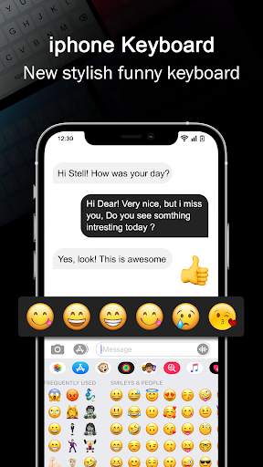 Iphone Keyboard: IOS Keyboard screenshot 2