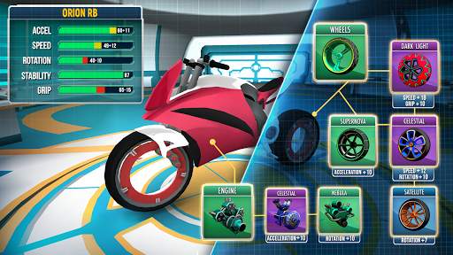 Gravity Rider: moto-wyścigi screenshot 3