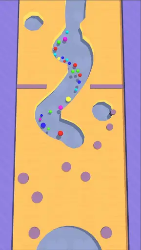 Dig in sand  - Free Ball games screenshot 1