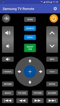 Samsung TV remote (IR) screenshot 1