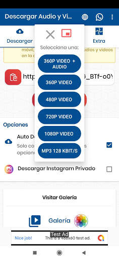 Descargar Audio, Video e Imágenes  (Mp3, Mp4, JPG) screenshot 8