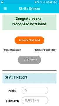 Sic Bo System screenshot 6