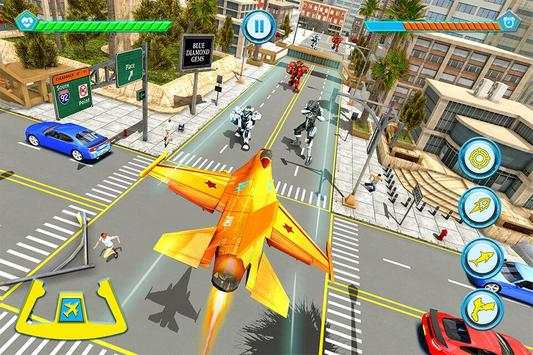 Air Robot Shark – Flying Robot Transforming Games screenshot 6