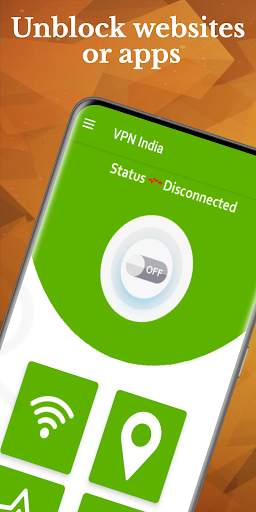 VPN India - get free India IP - VPN ‏⭐🇮🇳 screenshot 1