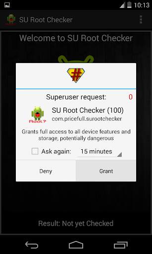 SU Root Checker screenshot 2