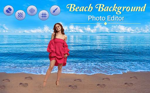 Beach Photo Background Editor screenshot 1