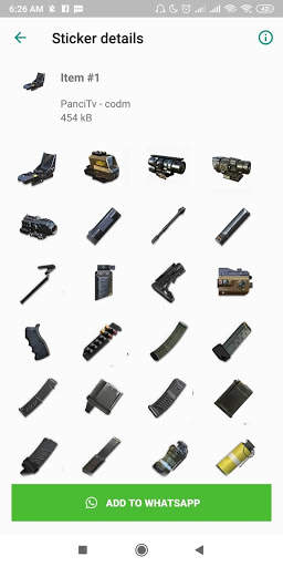 WaStickerApps: CODM screenshot 4