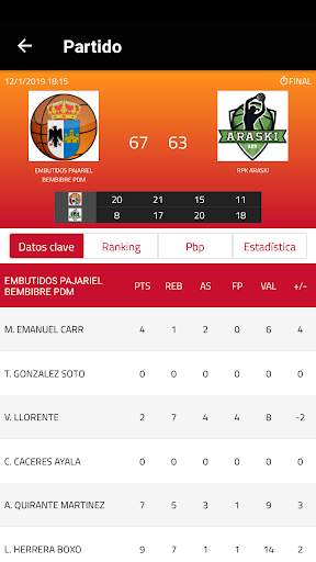 FEB Livescore screenshot 5