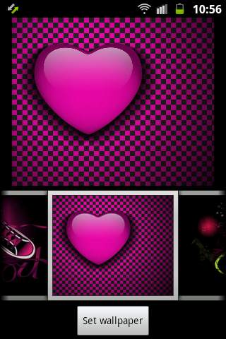 Pink Black Theme screenshot 4