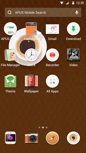 Food&I Love Coffee-APUS launcher theme screenshot 2