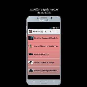 Free Mobil Repair Course pro 2 screenshot 1