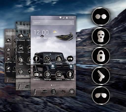 Speedy Jeep SUV Theme screenshot 4