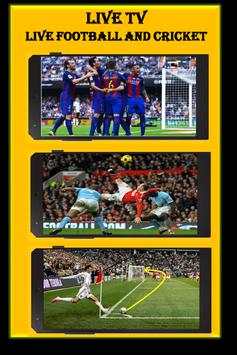 Live TV w : Sports Channel screenshot 3