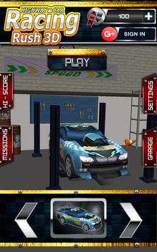 Highway Car Racing Rush 3D screenshot 1