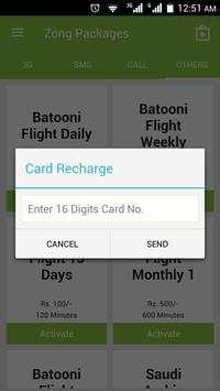 Zong Packages 3G/4G screenshot 4