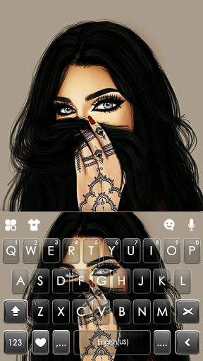 Hình nền bàn phím Sexy Eyes Cool screenshot 5