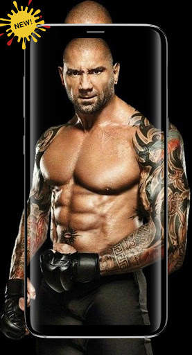 David Michael Dave Bautista Wallpaper WWE RAW 2021 screenshot 2