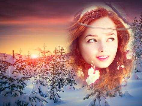 Snowfall Photo Frames New screenshot 1