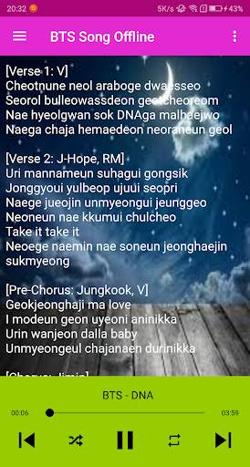 BTS Songs Offline screenshot 3