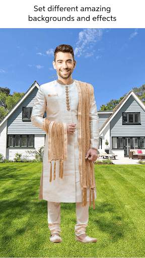 Man Sherwani Photo Suit Studio Editor screenshot 4