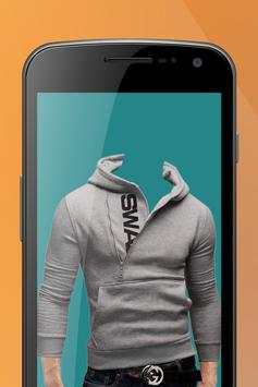 Men Sweatshirt Photo Suit screenshot 2