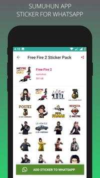 FF Sticker For  WA Offline screenshot 5