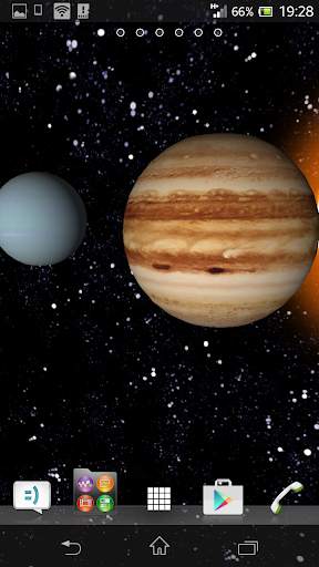 Galaxy Space 3D Live WallPaper screenshot 2
