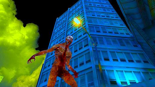 zombie perang pemogo  berburu screenshot 2