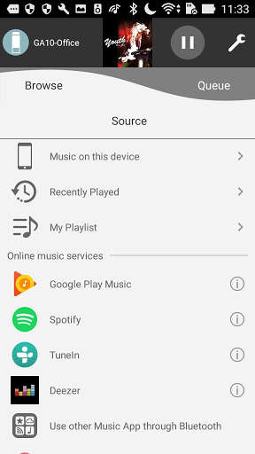 Panasonic Music Control screenshot 3