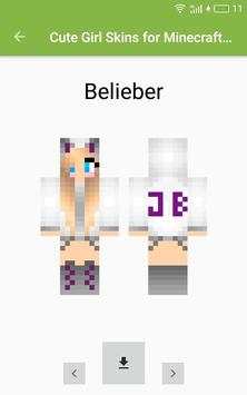 Cute Girl Skins for Minecraft PE screenshot 4